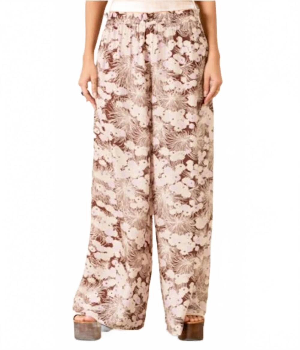 NEW ALIX OF BOHEMIA margie wide leg pants in dandelion dust print